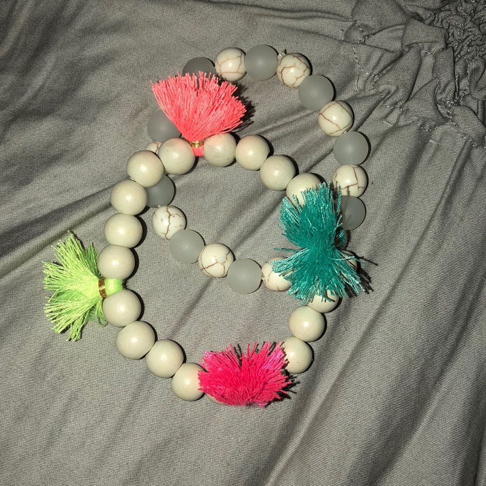 Stack tassel bracelets